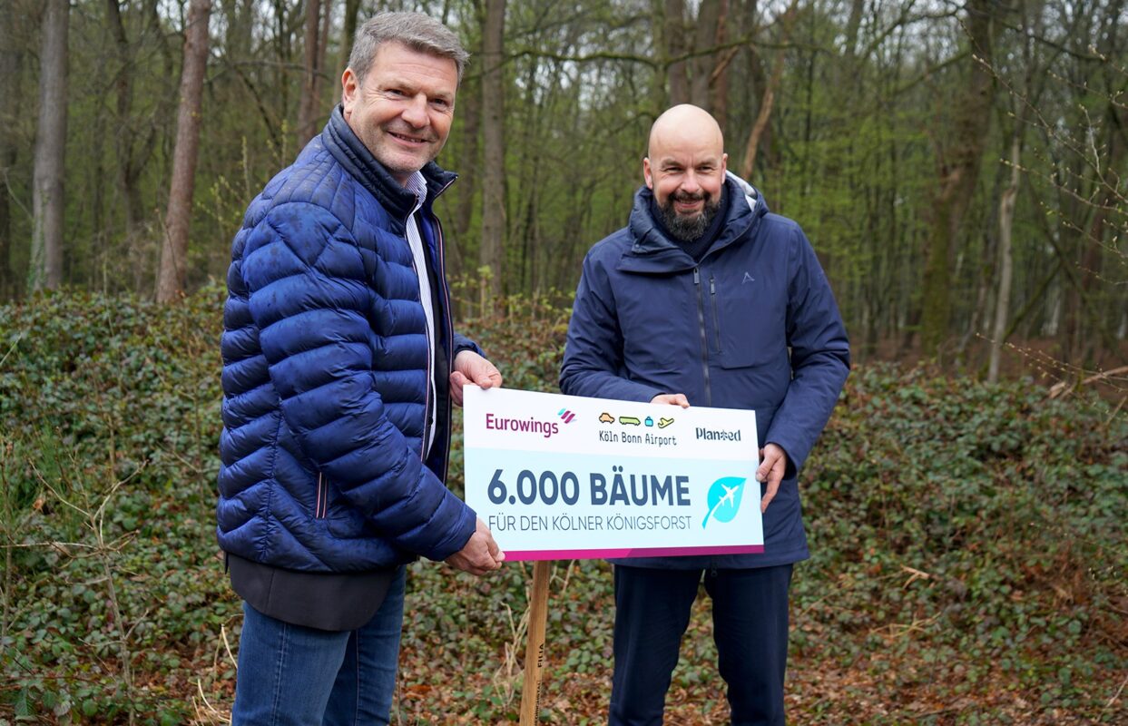 Eurowings and Cologne Airport join hands to plant 6000 trees in Königsforst