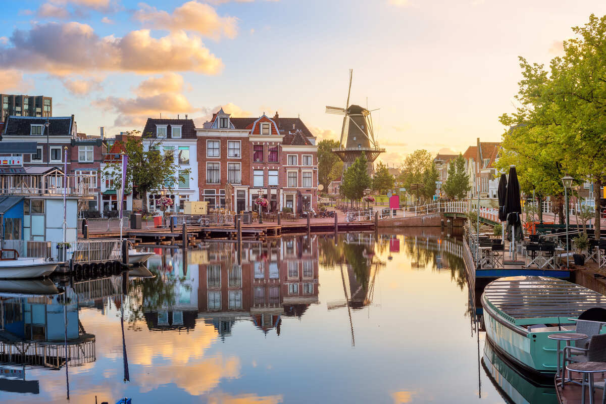 Leiden In South Holland, The Netherlands